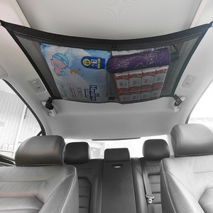 Filet de rangement pour toit de voiture, organisateur en maille de polyester à 1 compartiment pour bagages de coffre et articles divers - Product Image 1