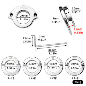 Anneau pénien en métal pour <span class=keywords><strong>homme</strong></span>, bloqueur de <span class=keywords><strong>circoncision</strong></span>, retardateur d'éjaculation, jouet sexuel <span class=keywords><strong>adulte</strong></span> pour <span class=keywords><strong>homme</strong></span> - Product Image 2