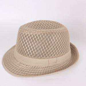 Biểu Tượng Tùy Chỉnh Mùa Hè Mặt Trời Mũ Rơm Thoáng Khí Jazz Mũ Lưới Mũ Cho Nam Giới Và Phụ Nữ Bán Buôn Khuyến Mại Mũ - Product Image 5