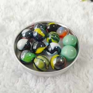 Hecho a máquina 14mm/16mm/25mm/35mm mármol de vidrio cerámico con diseño de pétalos DIY accesorios de tiro para niños juguete de <span class=keywords><strong>juego</strong></span> al aire libre - Product Image 4