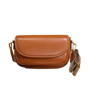 Stylish Ladies Bags 2024 Retro Saddle Handbag Lady Shoulder Sling Bag Factory Wholesale Handbags for Women
