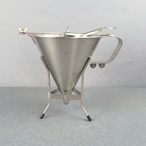 Yolecen Commercial 20 polvo bolas xarope funil engroçado aço inoxidável funil cônico destacável Frame garfo utensílio Material - Product Image 3