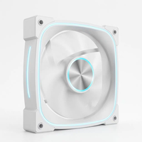 Ventilateurs ultra-silencieux pour ordinateur de jeu, bloc en plastique 120 mm ARGB avec PWM, ventilateur de refroidissement pour ordinateur, ventilateur de boîtier pour PC de jeu