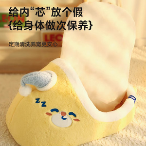 Lit pour chat de forme ovale, doux et chaud, fermé, pour l'hiver, pour le sommeil des chats, lits pour animaux de compagnie - Product Image 4