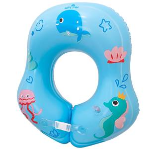 0-6 महीने के लिए नवजात स्वीमिंग गर्दन की अंगूठी-एंटी-रोलोवर डिजाइन, प्रेस-टू-फुला बेबी स्नान कॉलर - Product Image 4