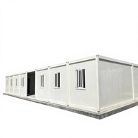 Maison préfabriquée en conteneur WELLCAMP moderne de 20 pieds, 2 étages, installation facile, durable, imperméable, hôtel, bureau modulaire, villa