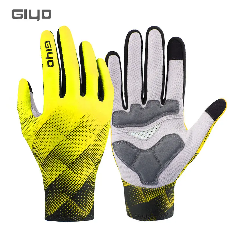 GIYO MTB Road Bicycle Motorcycle Bike Gel Gloves Cycle Full Finger Winter Cycling Glove