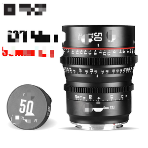 عدسة S35 Prime 50mm T2.1 لتركيب EF/<span class=keywords><strong>PL</strong></span> لكاميرا BMPCC6K ريد كومودو، جديدة أصلية متوفرة، مخصصة للأتمتة الصناعية ووحدات التحكم المنطقية القابلة للبرمجة - Product Image 1