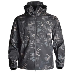 Vestes de pêche en plein air pour hommes, coupe-vent, tactique, combat, <span class=keywords><strong>softshell</strong></span>, col montant, pour la <span class=keywords><strong>chasse</strong></span>, l'escalade et l'extérieur. - Product Image 1