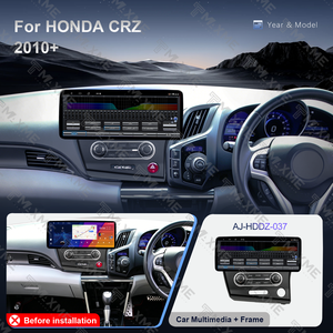 Cadre de console centrale Android 12,3 pouces pour Honda CRZ <span class=keywords><strong>2010</strong></span>+ Écran tactile Radio multimédia DSP Navigation GPS CarPlay sans fil FM AM - Product Image 3