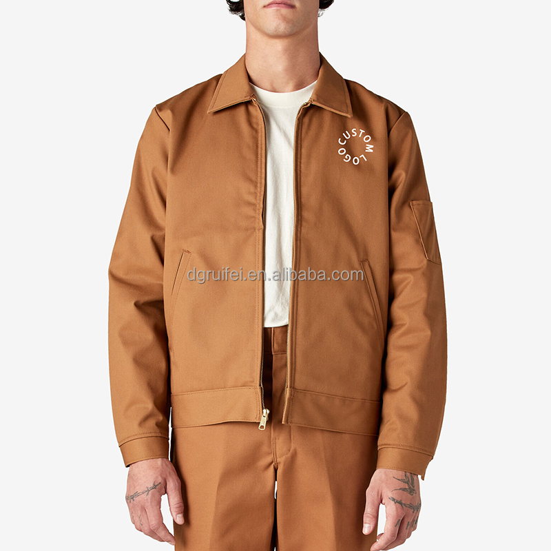 Cotton Zip-up Custom Jacket