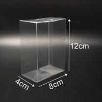Boîte en plastique PVC transparente personnalisable de 2mm d'épaisseur Emballage de bonbons au chocolat écologique pliable biodégradable