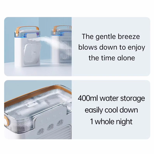 Xách Tay Mini Thông Gió Điều Hòa Không Khí Mát Với 3 Tốc Độ Mới Điện Bay Hơi Làm Mát Fan Cá Nhân Làm Mát Không Khí Sương Mù - Product Image 4