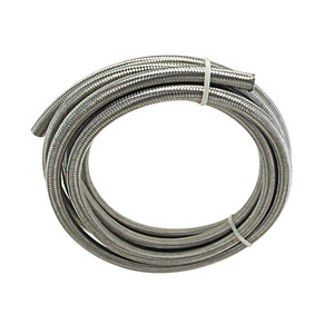 Tuyau de carburant tressé en acier inoxydable, 17.5mm Id Teflon pour la réparation et le remplacement des automobiles, longueur de 5 mètres - Product Image 2