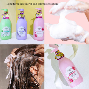 Set di Shampoo agli Aminoacidi Economico all'Ingrosso, 1200ml con Olio di Cocco, Prodotti per la Cura dei Capelli Antiforfora, Shampoo alla Rosa e Lavanda - Product Image 6