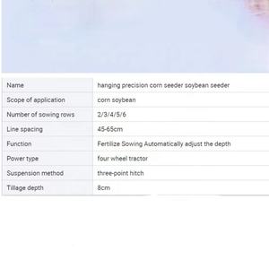 Traktion sart ohne Boden bearbeitung neuer All-in-One-Sä-und Dünge maschine Mais pflanzer Sojabohnen-Dünge pflanzer - Product Image 4