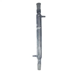 Condensador de bobina de borosilicato con conector de vidrio Suministros educativos Cristalería de destilación de laboratorio - Product Image 1