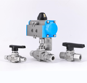 Vanne à boisseau sphérique haute pression NAILOK BV Série 6000 psi SS316, raccordement double ferrule 1/4 3/8 1/2 pour instrumentation, vanne de régulation de gaz - Product Image 4