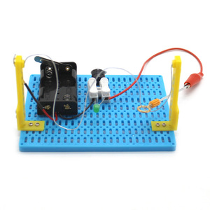 Kit de experimentos científicos, modelo de circuito de madera DIY para niños de 7 a 9 años, juguete educativo con motor alimentado por batería y laberinto de cables - Product Image 2