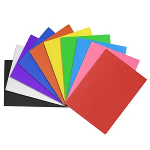 Heißer Verkauf 161gsm Farbe Wellpappe Kraft Wellpappe Papierrolle oder Blätter