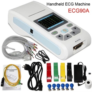 Moniteur <span class=keywords><strong>Holter</strong></span> ECG vétérinaire portable JYTOP ECG90A-VET, appareil <span class=keywords><strong>EKG</strong></span> 12 pistes avec batterie rechargeable et connexion PC pour animaux - Product Image 2