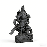 Statue Feng Shui Guan Yu de la prospérité, figurine en résine du dieu du dragon pour la décoration de la maison et du bureau, porte-bonheur