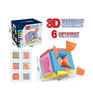 Factory Birthday Gifts Adult Children 3D Brain Teasers Mind Puzzle Cube Learning Math Educational Toys Smart IQ Game For Kids