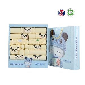 Vêtements pour bébés 16 pièces Nouveau-né Barboteuses Nouveau-né Bébé Panier Cadeau Ensemble - Product Image 4