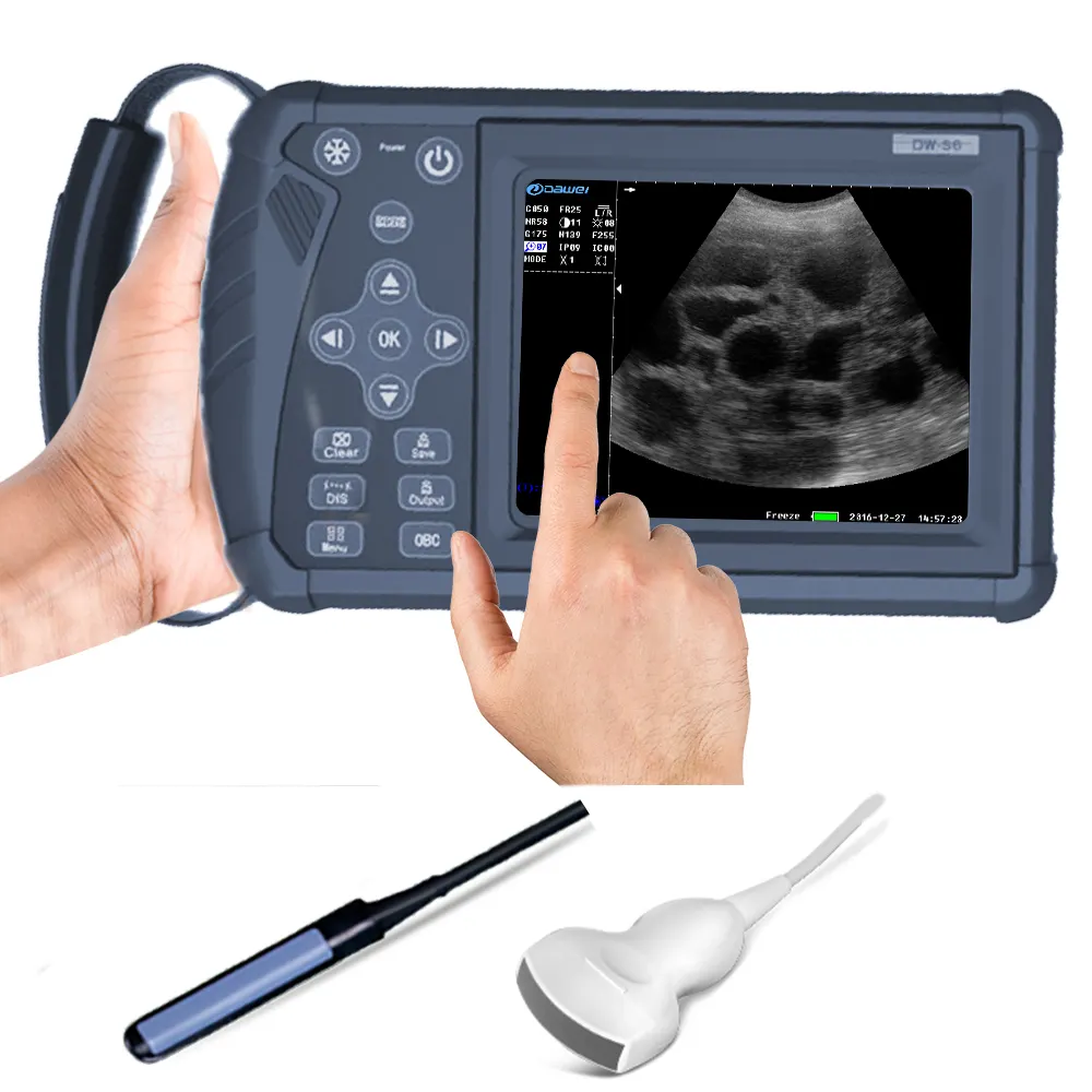 Petiro S1 Alat Ultrasound Dokter Hewan Portabel, Alat Pendeteksi Kehamilan Hewan, Peralatan Ultrasound Doppler