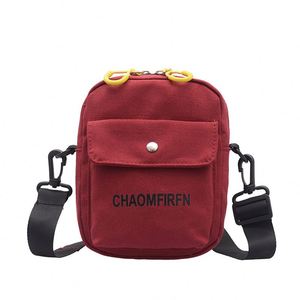 Bolsa de mensajero personalizada, riñonera deportiva de lona, bolso de un solo hombro para niñas - Product Image 5