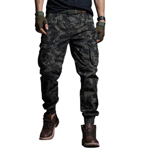 Pantalones Cargo Casuales para Hombre, Diseño Moderno, Teñido Liso, Peso Medio, Personalizables, de Algodón para Invierno, Secado Rápido, Transpirables y Ecológicos - Product Image 1