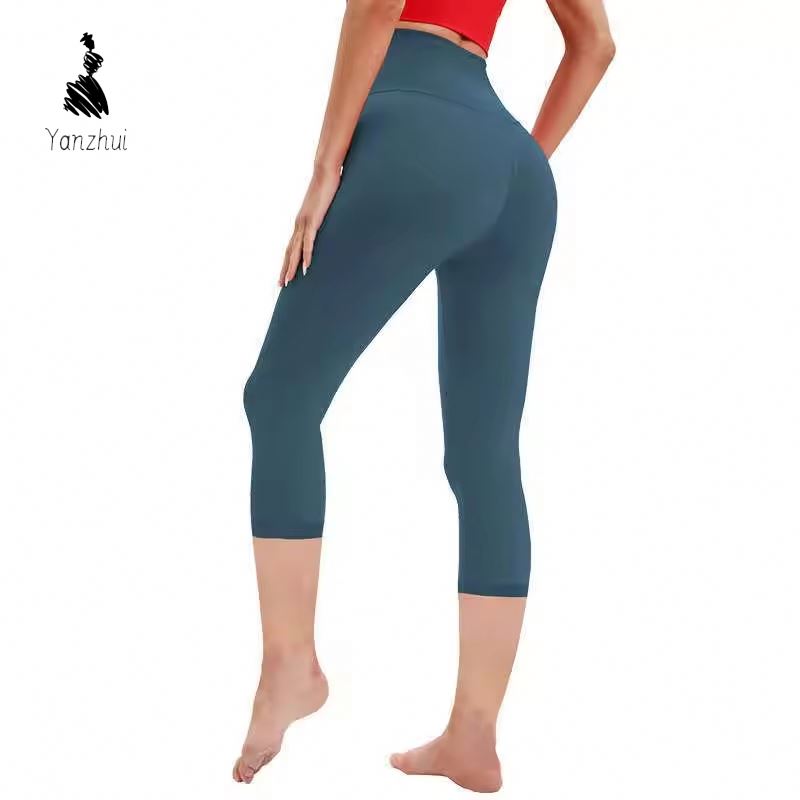 YZ Womens Workout Clothing Gym Shorts  Leggings With Pocket Fitness Yoga Pants