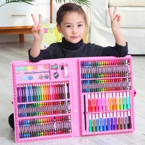 Juego de 150 Piezas de Acuarelas Lavables para Dibujar, Material Escolar para Niños y Estudiantes, Herramientas de Acuarela, Pinceles de Colores para Dibujar - Product Image 4