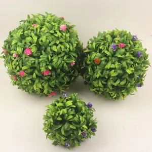 잔디 공 도매 국화 잔디 홈 호텔 몰 장식 가짜 꽃 플라스틱 잔디 공 인공 식물