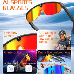 Nouvelles Lunettes Intelligentes 2026 avec Caméra, Enregistrement Vidéo 1200P, Stockage Intégré 16 Go, WiFi, Étanchéité IP65, Lecteur de Musique, pour Cyclisme et Sports de Plein Air AIMB-G5 [Prix Usine] - Product Image 1