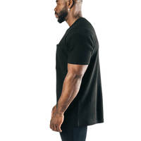 Fournisseur de vêtements t-shirt côtelé personnalisé t-shirt uni homme extensible sublimation designer bonne qualité t-shirt tech solide