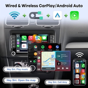 Autoradio 2DIN pour Golf 5/6 B6/B7 CC VW Polo 6R - CarPlay Android Auto GPS Navigateur Multimédia Lecteur Photo Garantie 1 An Mondiale - Product Image 4