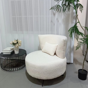Sofá Moderno de Tela, Sillón Individual, Silla de Diseño Acolchada, Asiento Tapizado Suave para Sala de Estar o Dormitorio - Product Image 4