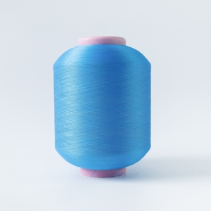 Hilo de Poliéster Hilado con Núcleo y Spandex de Una Sola Capa SCY Teñido 2075 3075 4075, Excelente Relación Calidad-Precio, Variedad de Colores, para Tejido de Punto - Product Image 1