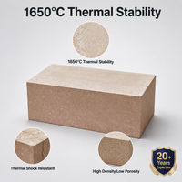 Brique réfractaire AZS à haute teneur en ZrO2, anti-choc thermique, pour revêtement de four, fournie directement par l'usine