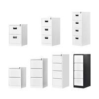 Armoire métallique d'approvisionnement d'usine certifiée TUV armoire à 4 tiroirs avec tiroirs classeur vertical en métal ignifuge