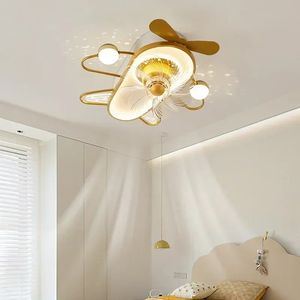 Ensemble de ventilateur de plafond intelligent à tête oscillante de luxe léger pour la chambre à coucher et la salle à manger - Product Image 3