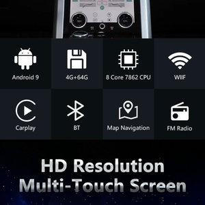 Radio para Auto Navihua con Android 9, Reproductor de DVD con Pantalla Táctil, Sistema de Navegación GPS para Land Rover Range Rover L405 Vogue - Product Image 6