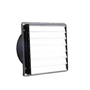 Ventilateur d'extraction carré à obturateur automatique, faible <span class=keywords><strong>bruit</strong></span>, moteur à rotor externe, ventilateur industriel 220V - Product Image 5