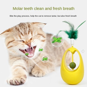 Juguete para Gatos Ecológico de Estilo Moderno, Divertido Juguete con Bola de Menta para Aliviar el Estrés, Hecho de Plástico Resistente - Product Image 5