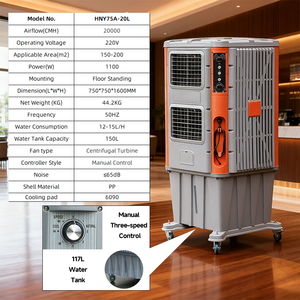 20000cmh lớn xách tay thương mại điều hòa không khí công nghiệp sa mạc làm mát không khí phụ tùng aircon với máy bơm nước cho khách sạn - Product Image 2