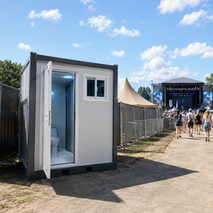 Cabina de Baño Portátil Reciclada, Prefabricada, Súper Económica, Baño Público al Aire Libre, Inodoro Móvil - Product Image 1