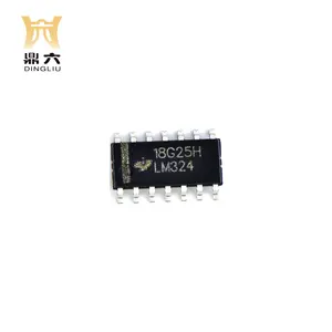 原装LM324DR2G 14-soic (0.154 ”，3.90毫米宽度) 324集成电路运算放大器GP 4电路14SOIC LM324DR2G