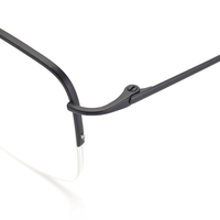 Model Baru Optik Setengah Bingkai Titanium Persegi Panjang Kacamata Kacamata