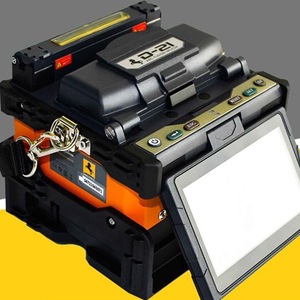 Épisseuse à fusion de fibres optiques Black Horse D21 100-240V AC avec port USB et connecteur SC pour épissage de câbles - Product Image 3